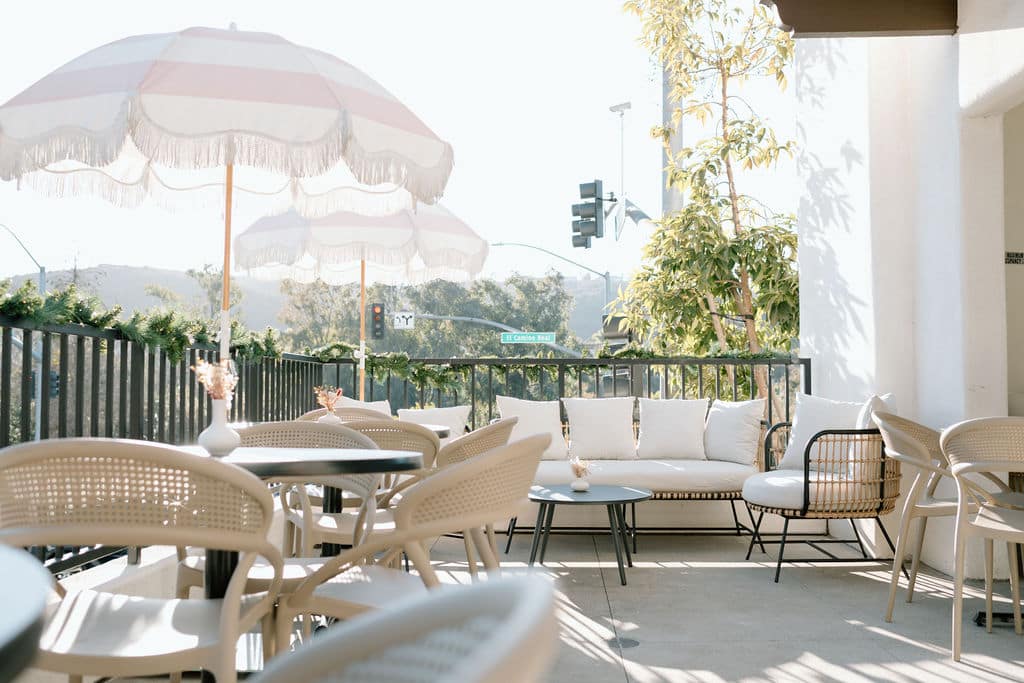 The Lullabar coffee shop interior in Carlsbad